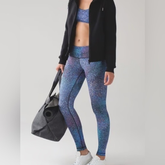 Lululemon Wunder Under Pant III (Full-On Luxtreme) Strive Multi Black – Size 4 - Picture 3 of 8